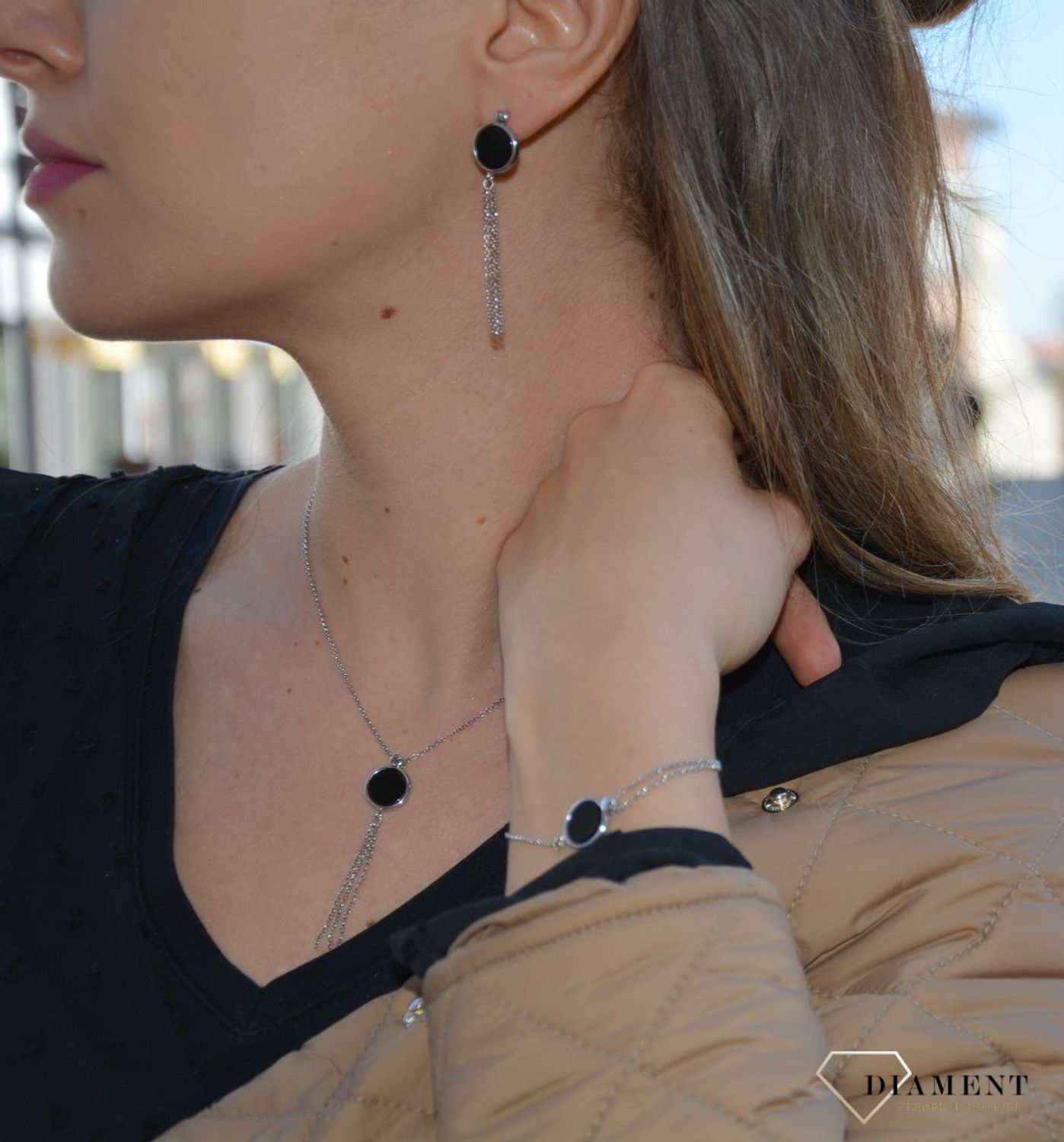 Bransoleta srebrna rodowana DZB381ONXR z kolekcji Marocco.jpg